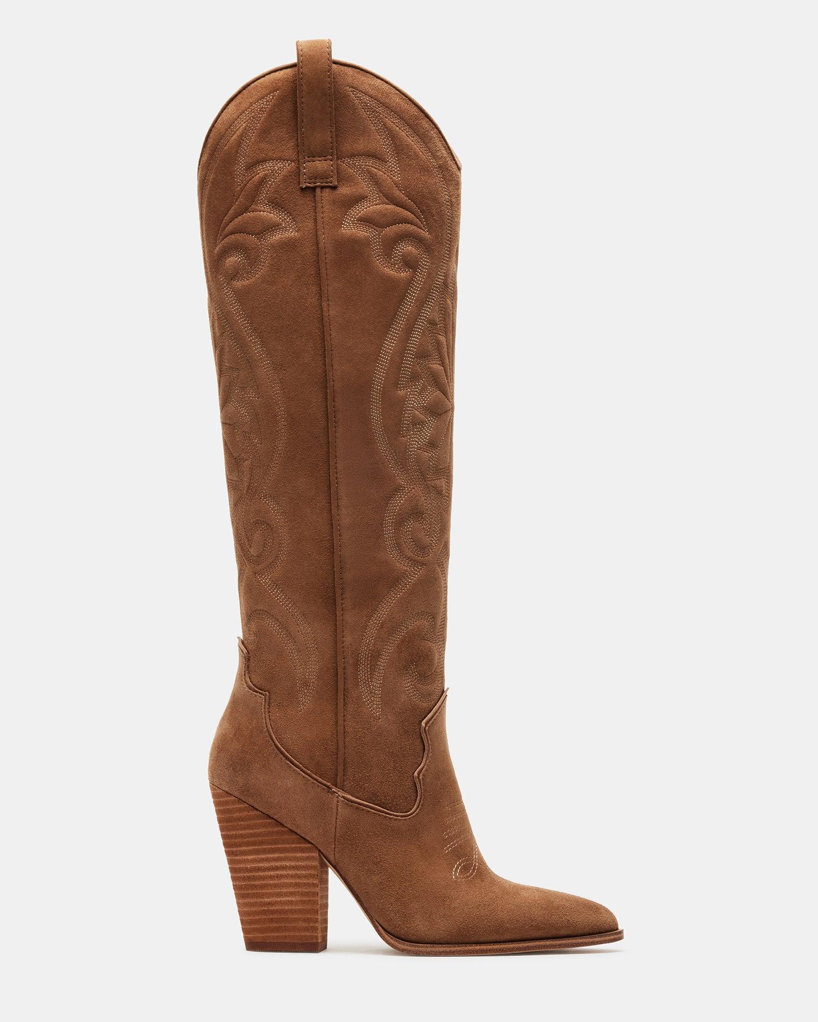 LASSO CHESTNUT SUEDE Female product image