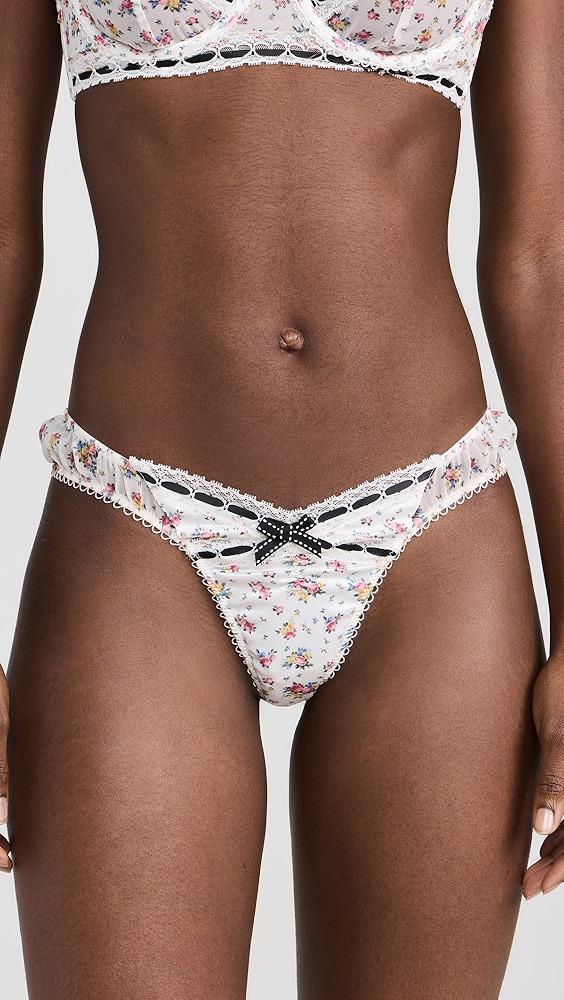 For Love & Lemons Samantha Thong Panties | Shopbop Product Image