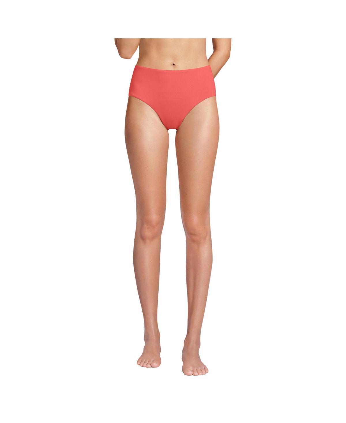 Women's Chlorine Resistant Mid Rise Classic Bikini Bottoms Product Image