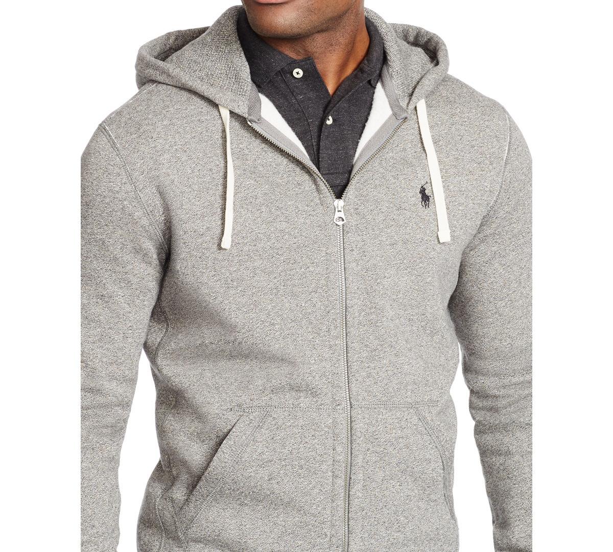 Polo Ralph Lauren Fleece Full-Zip Hoodie in Polo Black - Black. Size M (also in L, S, XL/1X). Product Image