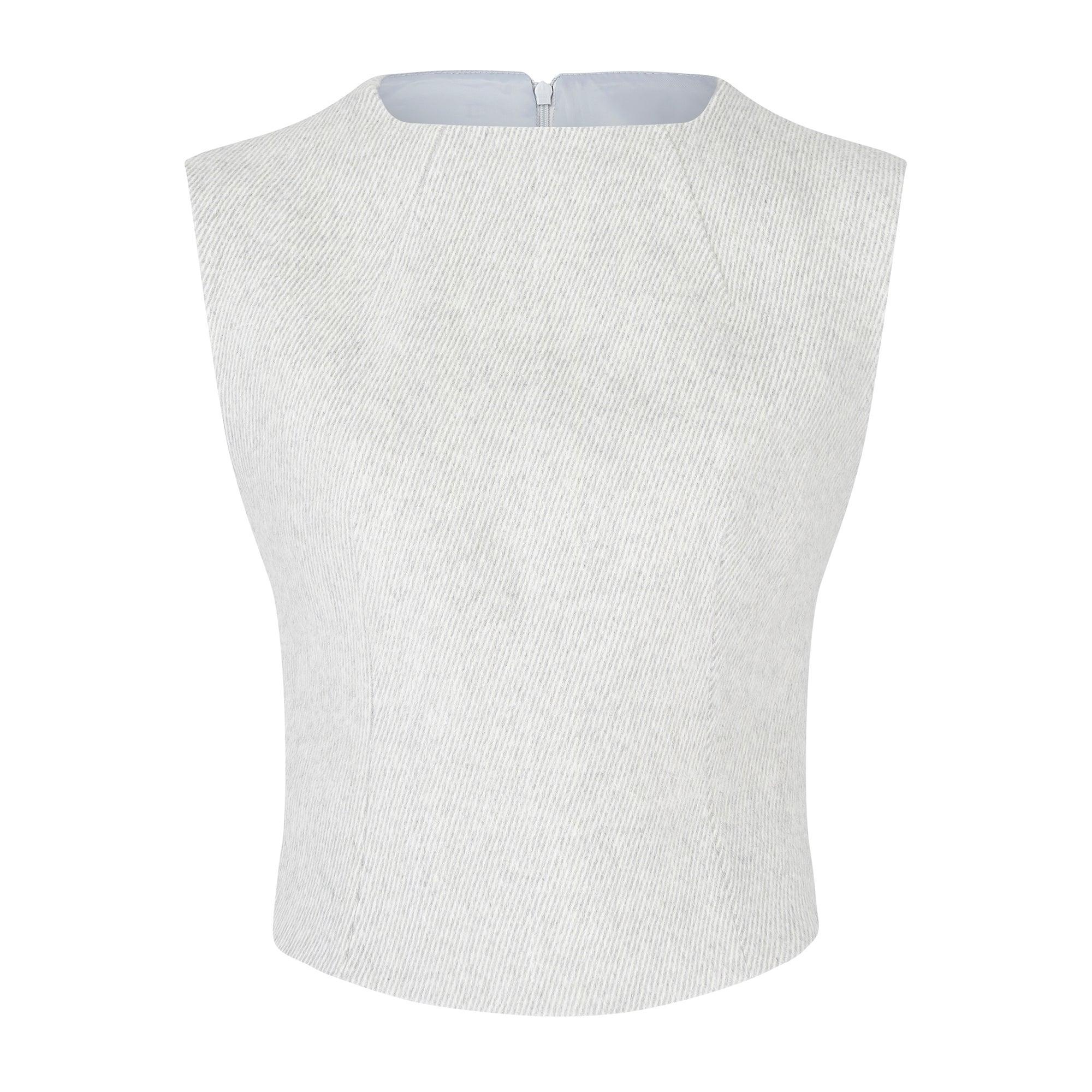 The Ultimate Muse Tweed Sleeveless Top Product Image