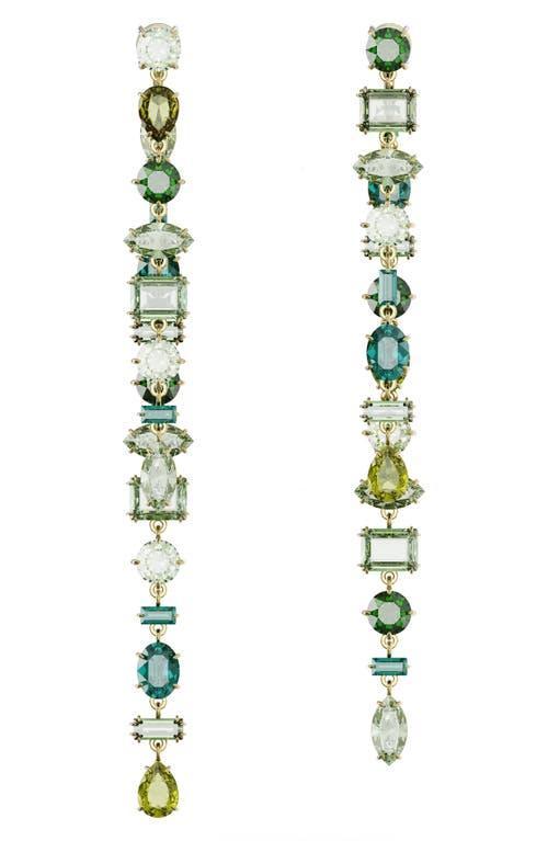 Swarovski Gema Front/Back Asymmetric Crystal Drop Earrings Product Image