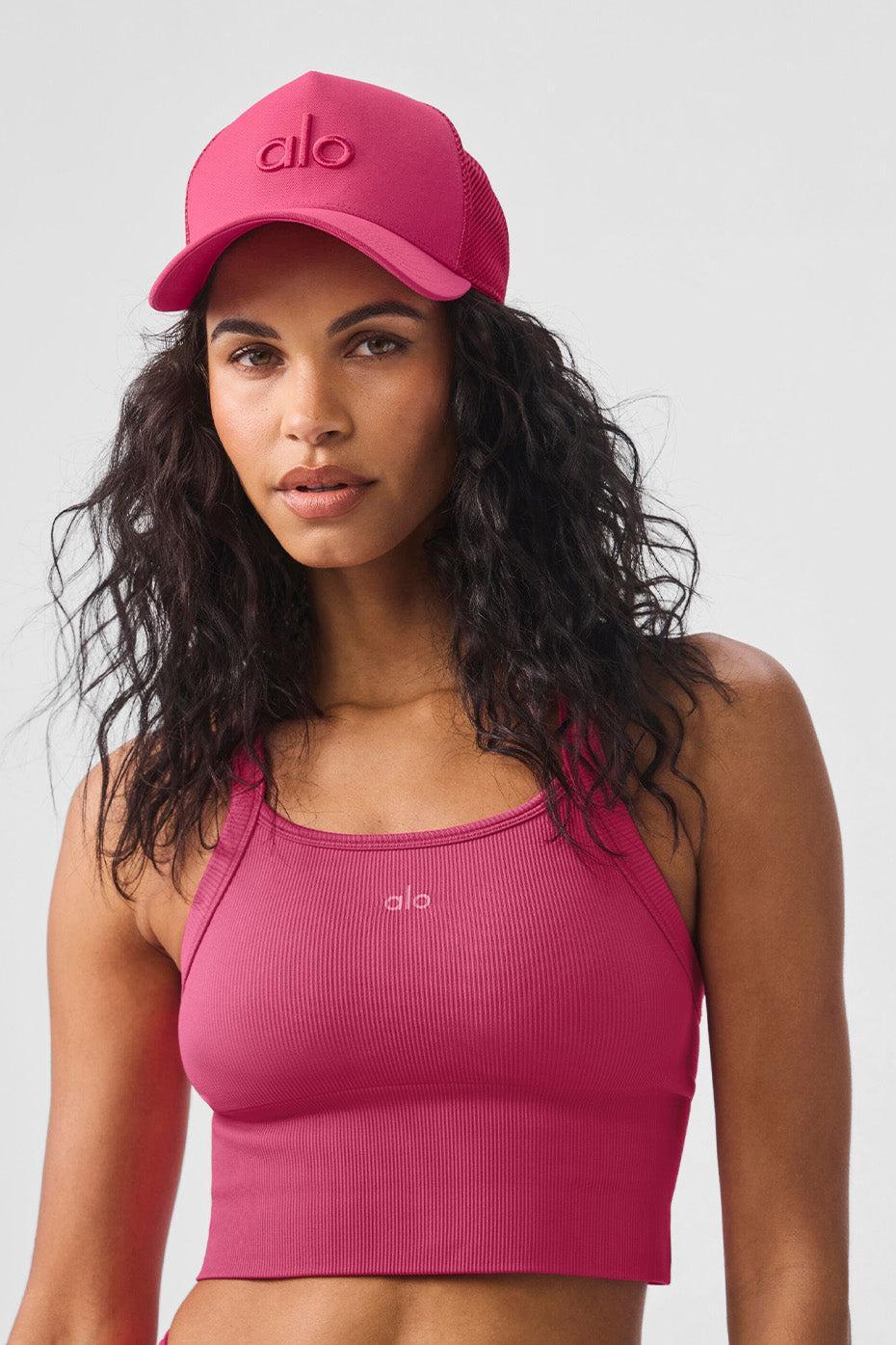 Seamless Ribbed Favorite Bra Tank - Pink Summer Crush Female Product Image