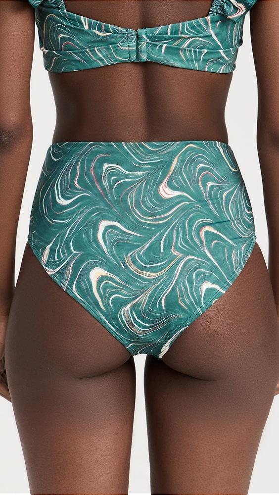 Sea Amara Marble Print Bikini Bottoms | Shopbop Product Image