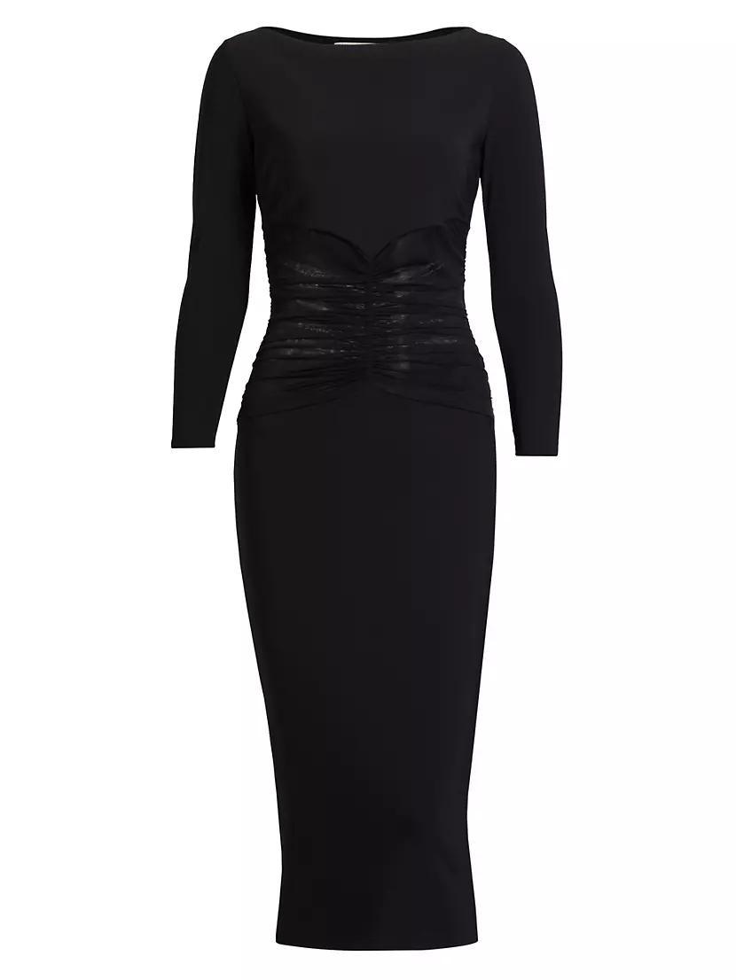 Womens Celand Illusion Midi-Dress product image