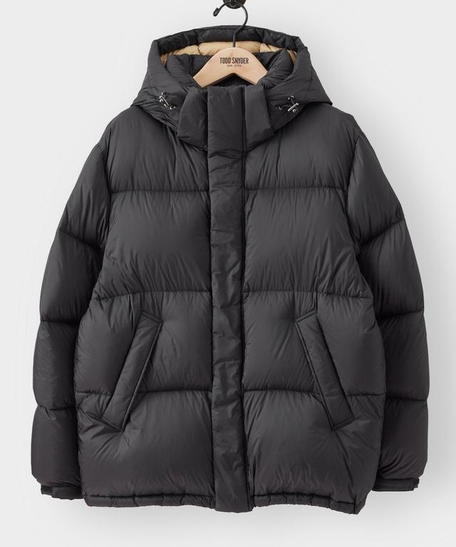 Italian Short Tech Down Parka in Black Product Image