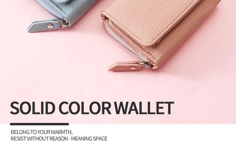 Faux Leather Trifold Wallet Product Image