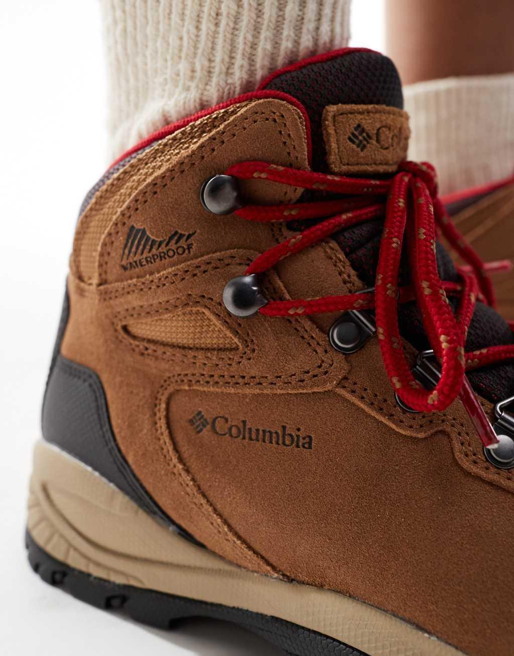 Columbia Newton Ridge Plus waterproof hiking boots in elk tan Product Image