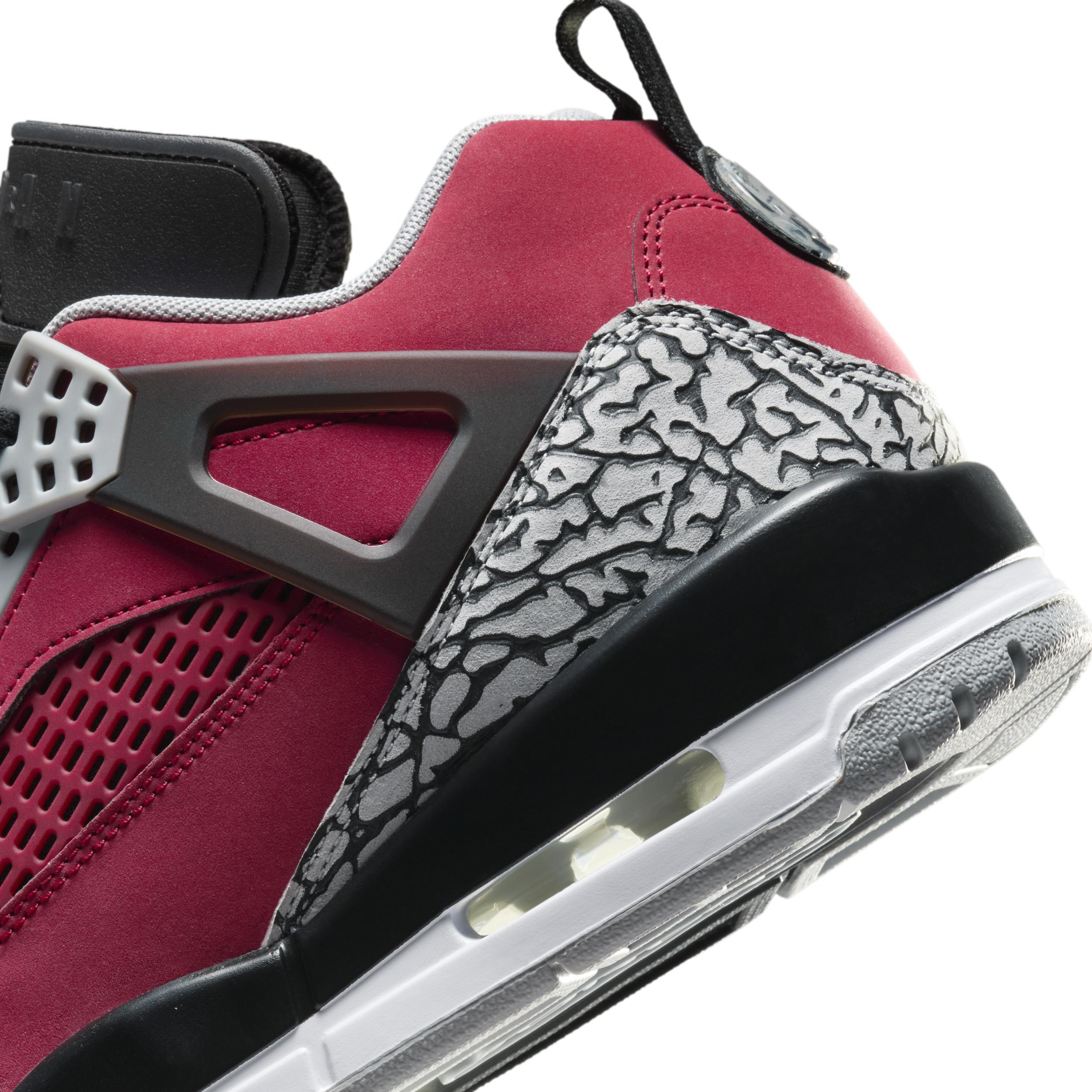 Jordan Mens Spizike Low - Basketball Shoes Black/Grey/Red Product Image