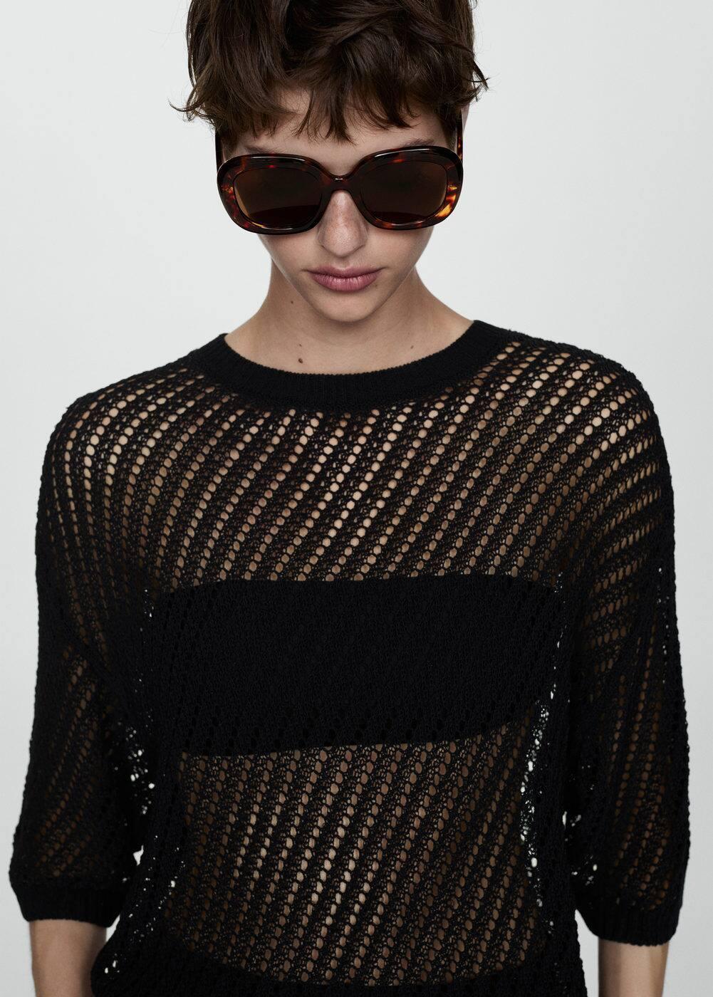 Acetate frame sunglasses - Women | MANGO USA Product Image