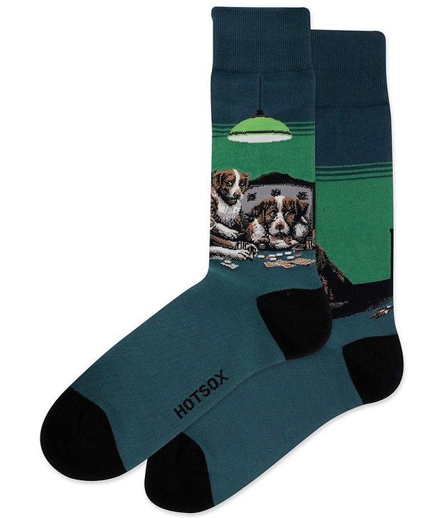 Hot Sox Novelty Poker Game Crew Socks Product Image