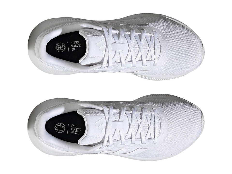 adidas Running Run Falcon 3.0 White/Black) Women's Shoes Product Image