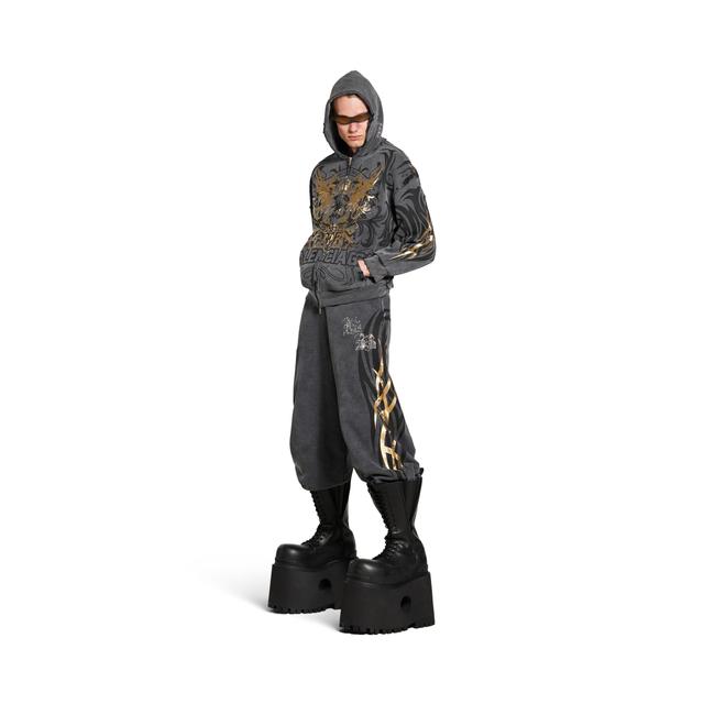 Men's Tacky Gold Baggy Sweatpants in Black Product Image