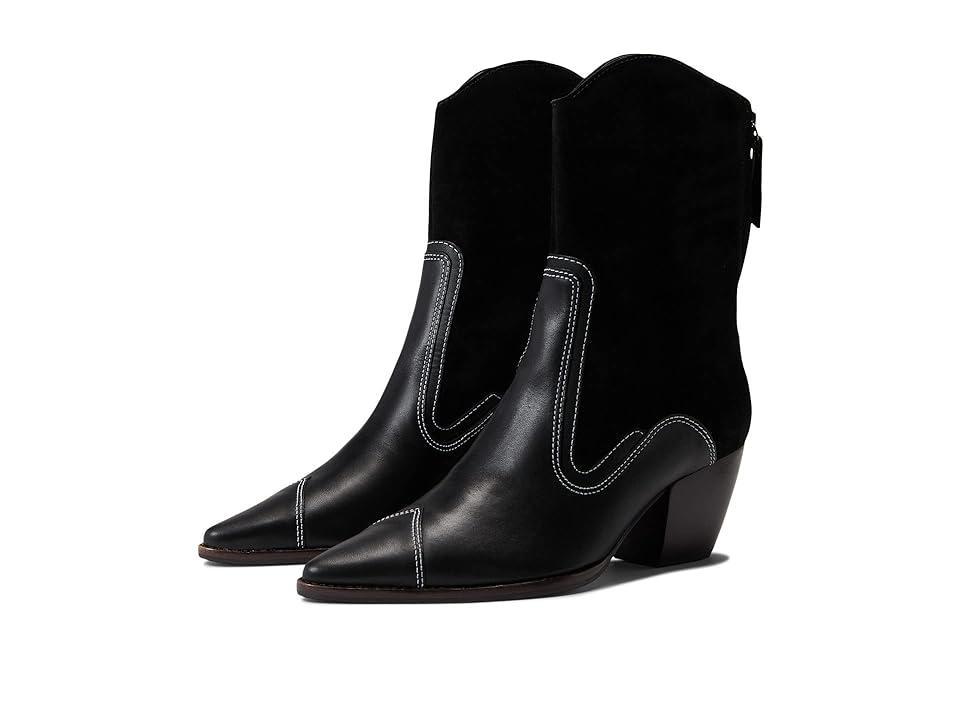 Matisse Carina (Black Suede/Leather) Women's Boots Product Image