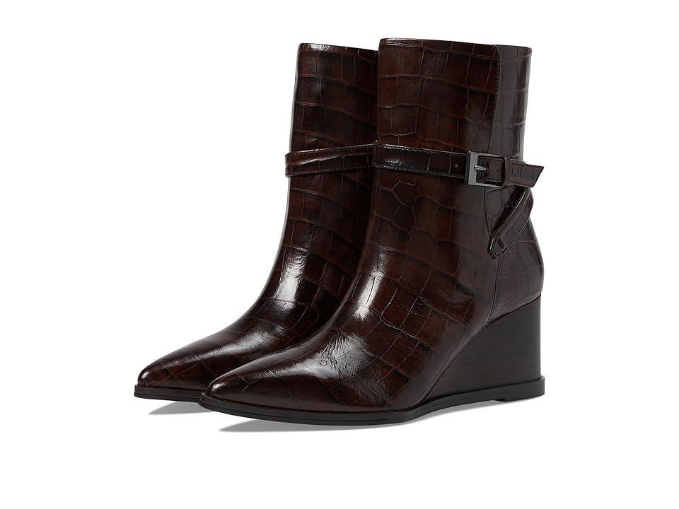 Franco Sarto Emina Booties Croc Leather) Women's Boots Product Image