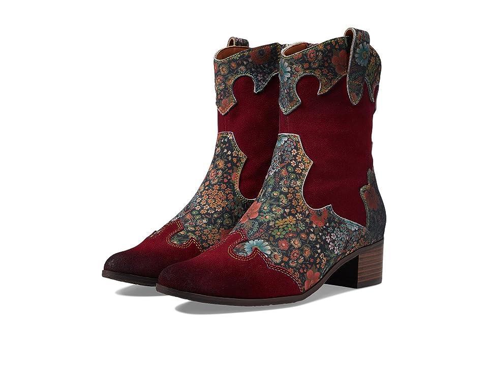 LArtiste by Spring Step Ladyluck Bootie | Womens | Red | Size EU 39 / US 8.5 | Boots Product Image