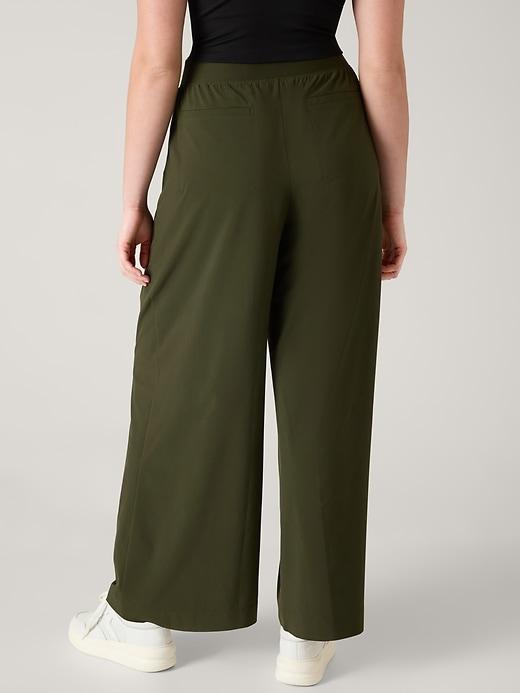 Brooklyn Heights High Rise Pleated Wide Leg Pant Product Image