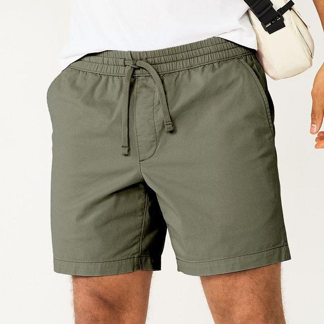 Mens Sonoma Goods For Life 7 Everyday Pull-On Shorts Green Product Image