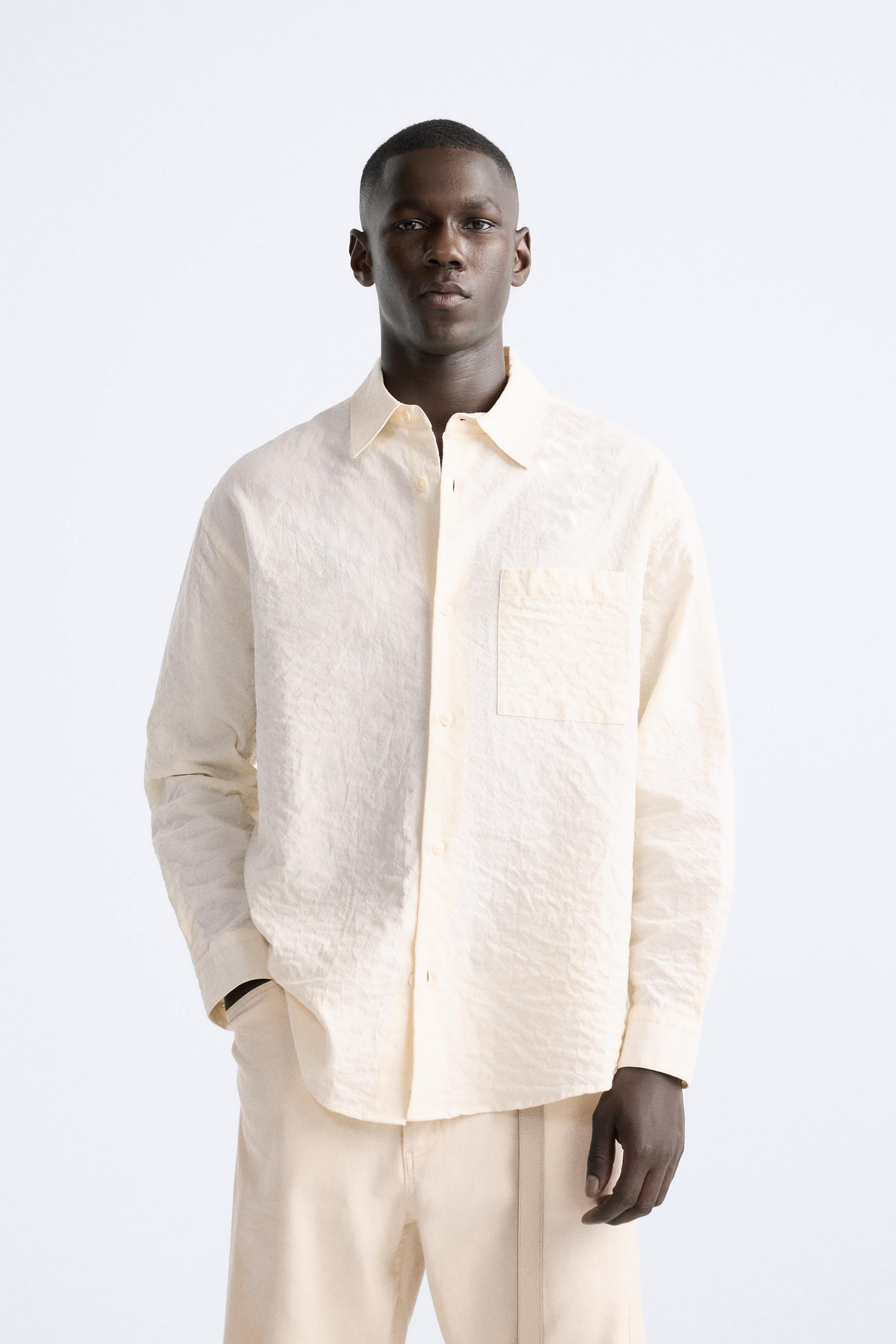 WRINKLED LOOK SHIRT Product Image