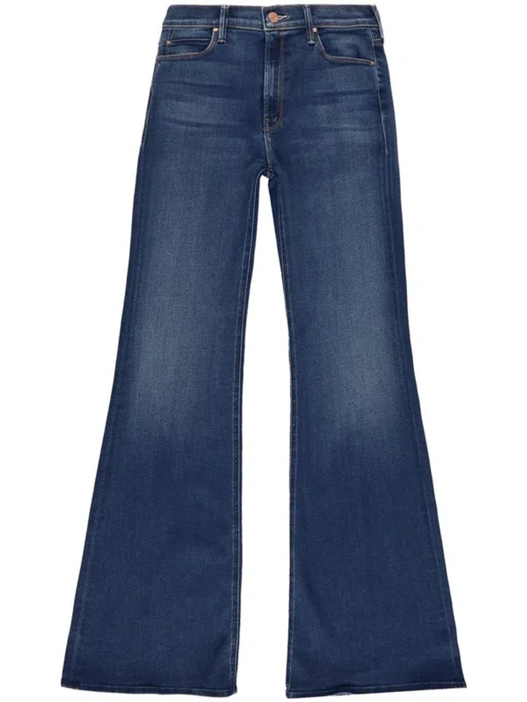 The Doozy Flared Jeans In Blue product image