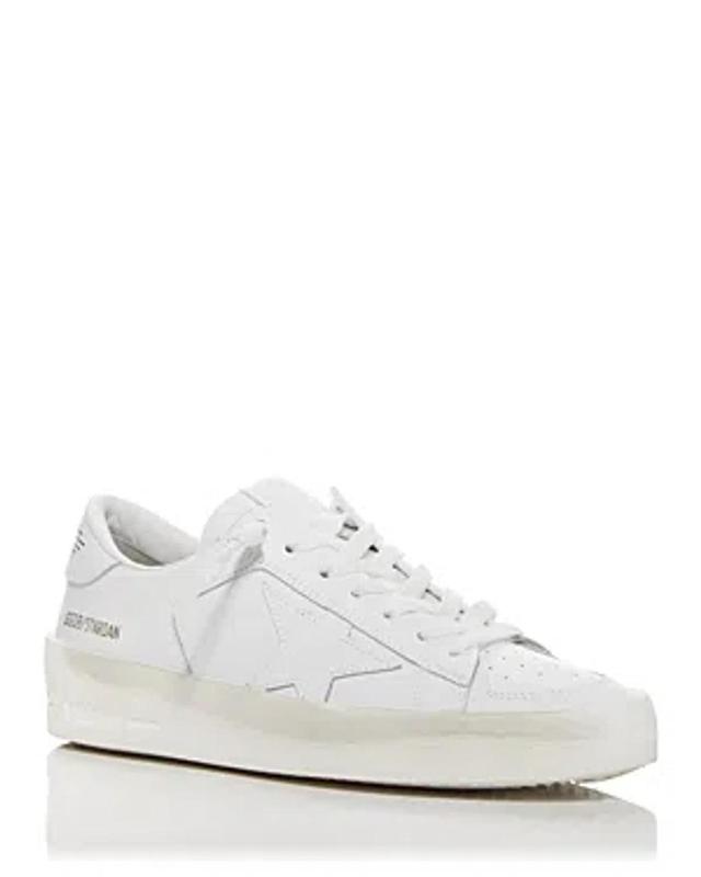 GOLDEN GOOSE Women's Stardan Low Top Sneakers In Optic White Product Image