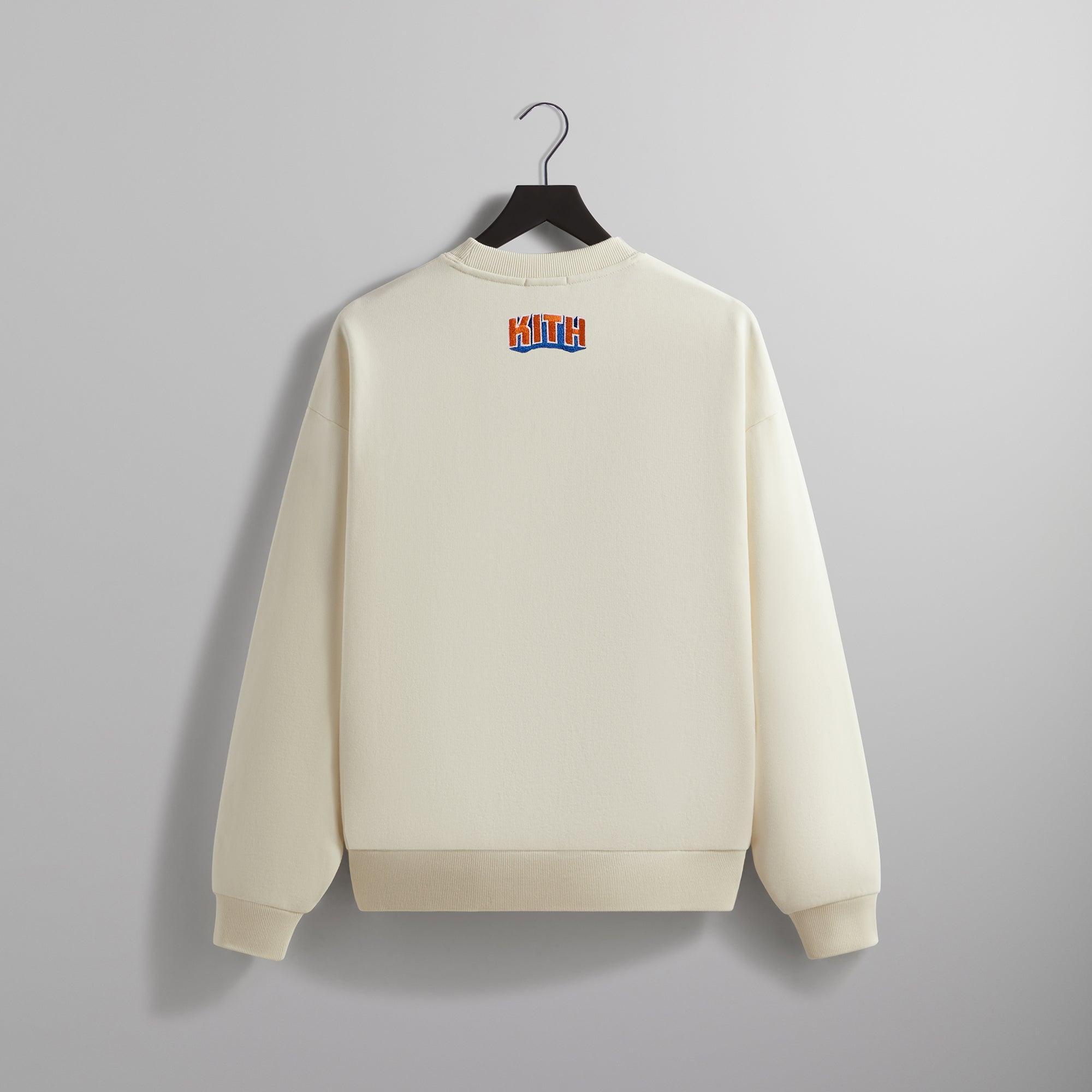 Kith for the New York Knicks Showtime Vintage Nelson Crewneck - Sandrift Male Product Image