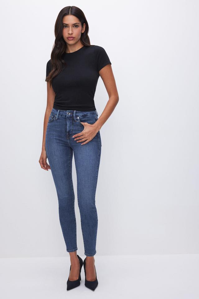 GOOD LEGS SKINNY CROPPED JEANS | BLUE615 Product Image