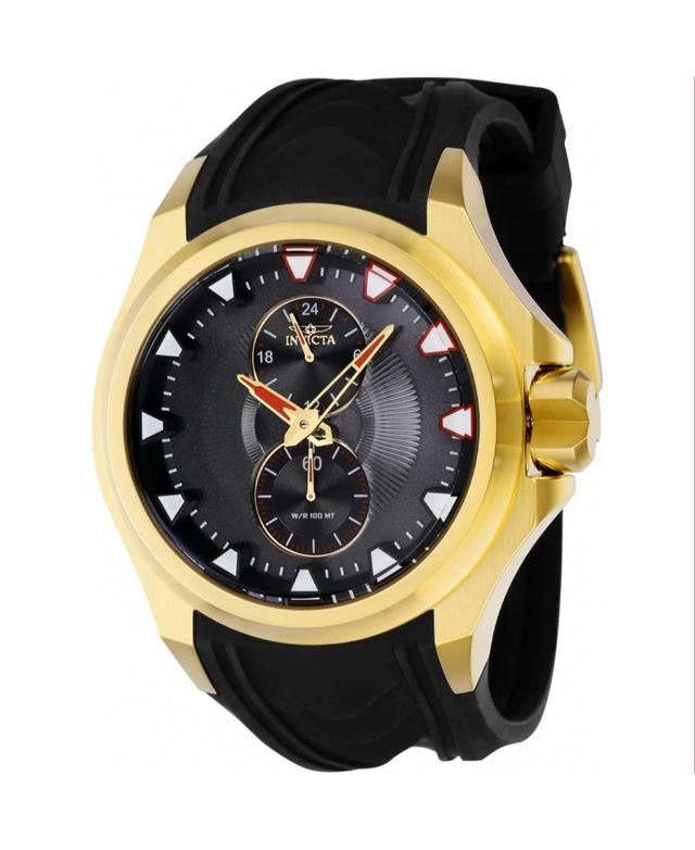 Invicta Mens 38014 S1 Rally Quartz Multifunction Black Dial Watch - Black Product Image