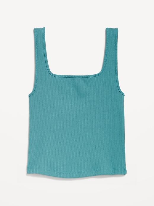 Ultra-Crop Rib-Knit Tank Top Product Image