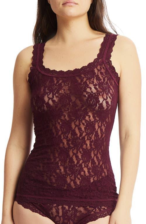 Hanky Panky Womens Signature Sheer Lace Lingerie Camisole 1390L Product Image