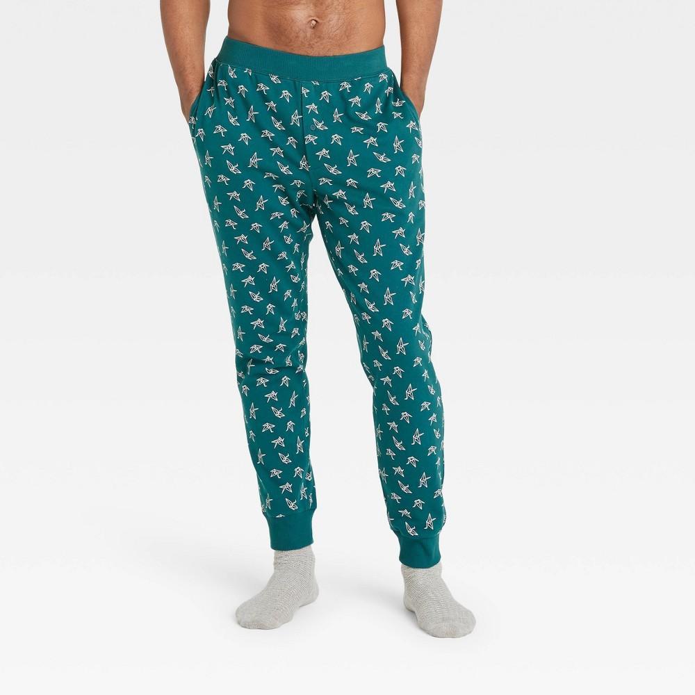 Mens Regular Fit Knit Jogger Pajama Pants - Goodfellow & Co Dark Green XXL Product Image