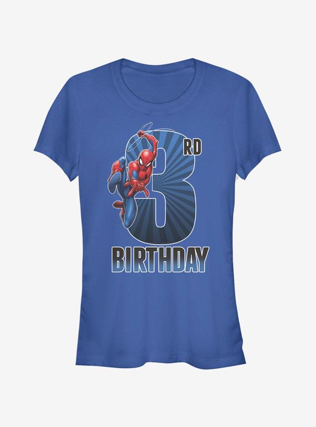 Marvel Spider-Man Spider-Man 3rd Bday Girls T-Shirt Product Image