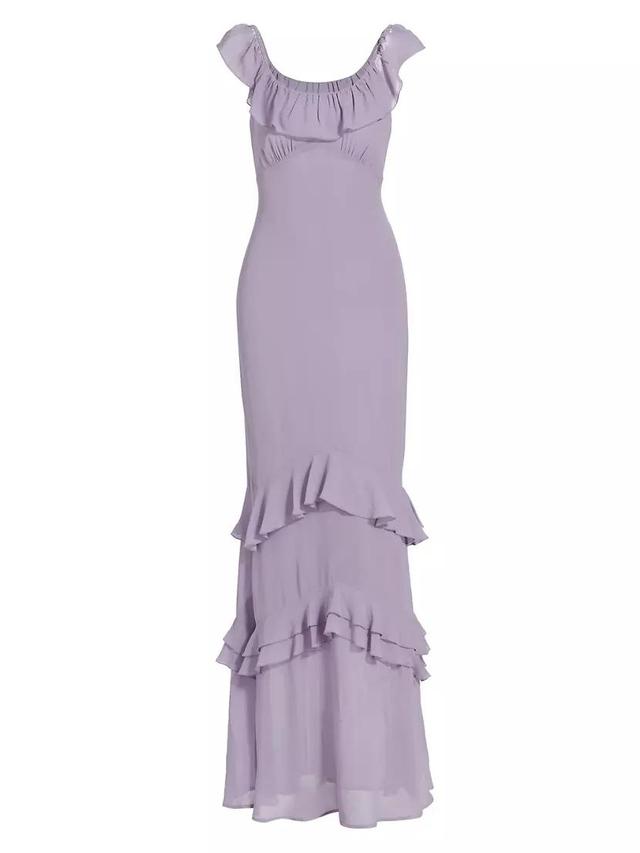 Tripoli Ruffled Maxi Dress Product Image