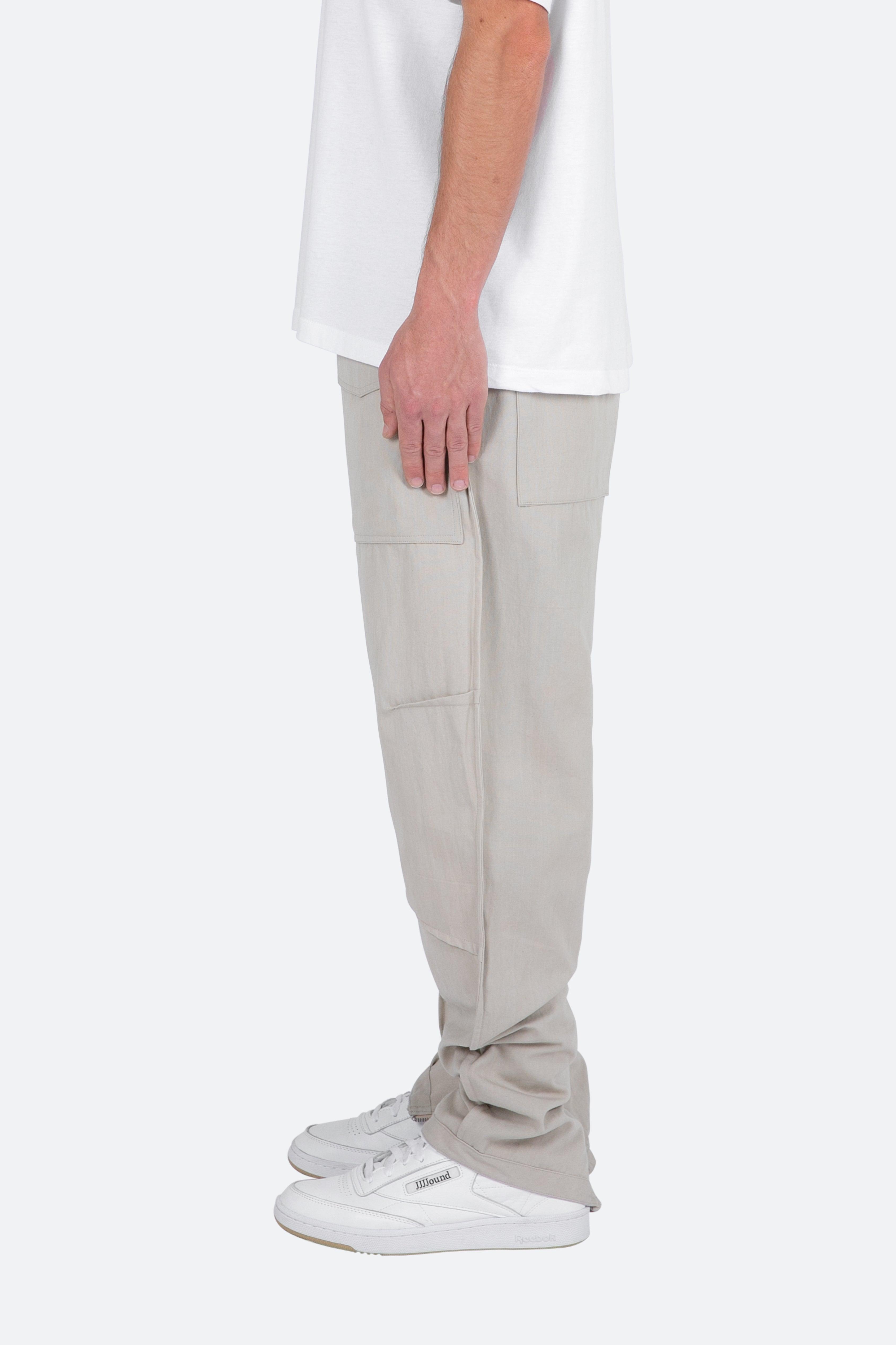 Multi Zip Cargo Pants - Stone Product Image