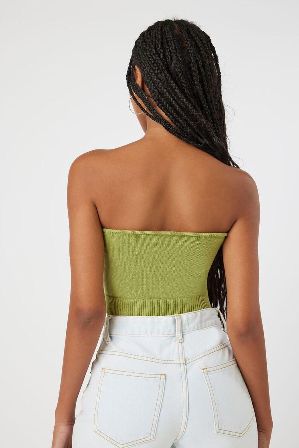 Cropped Sweater-Knit Tube Top | Forever 21 Product Image