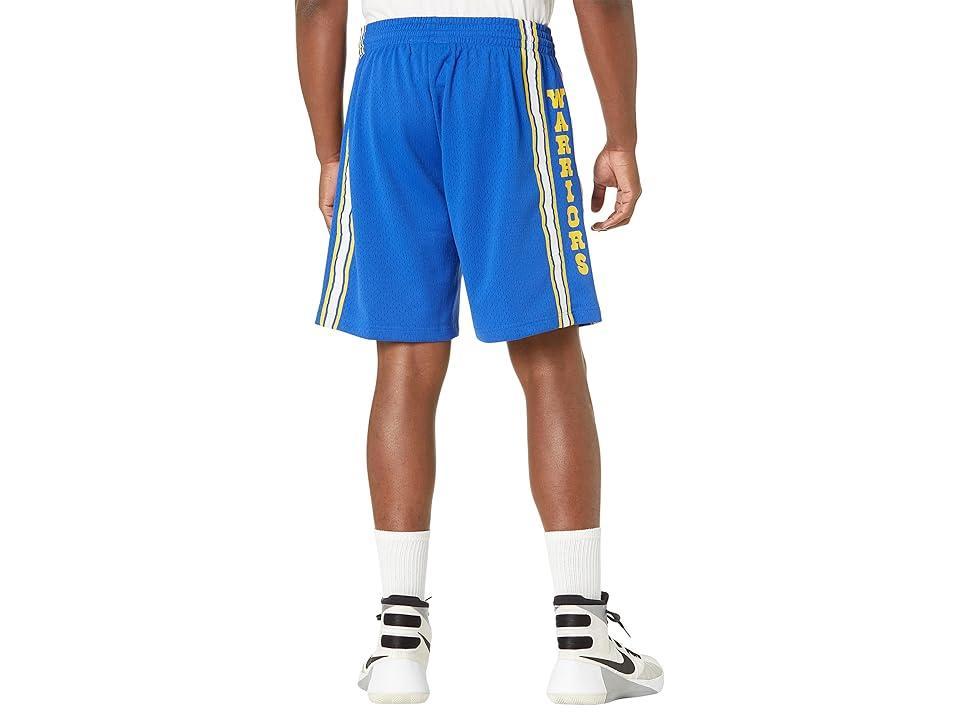 Mitchell & Ness NBA Road Swingman Shorts Warriors 81-82 (Royal) Men's Shorts Product Image