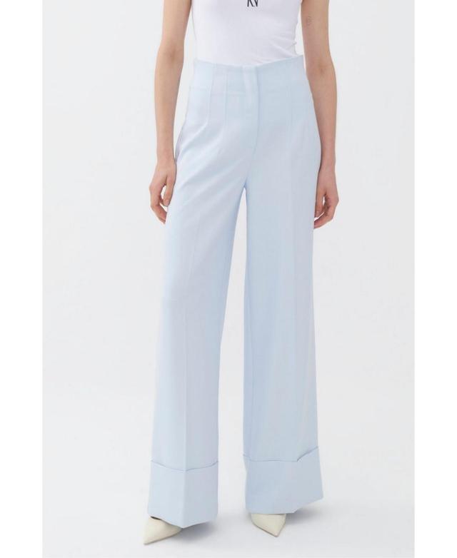 Nocturne Womens High-Waist Flowy Palazzo Pants Product Image