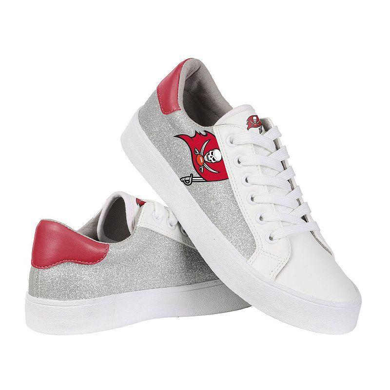 Womens FOCO Tampa Bay Buccaneers Glitter Sneakers Product Image