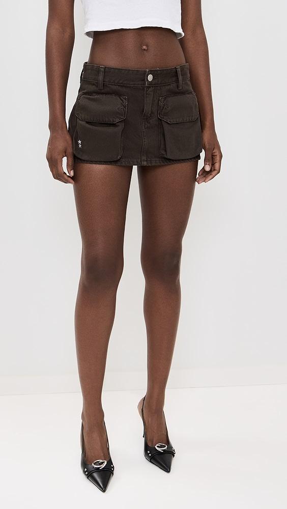 ICON DENIM LA Gio Miniskirt | Shopbop Product Image