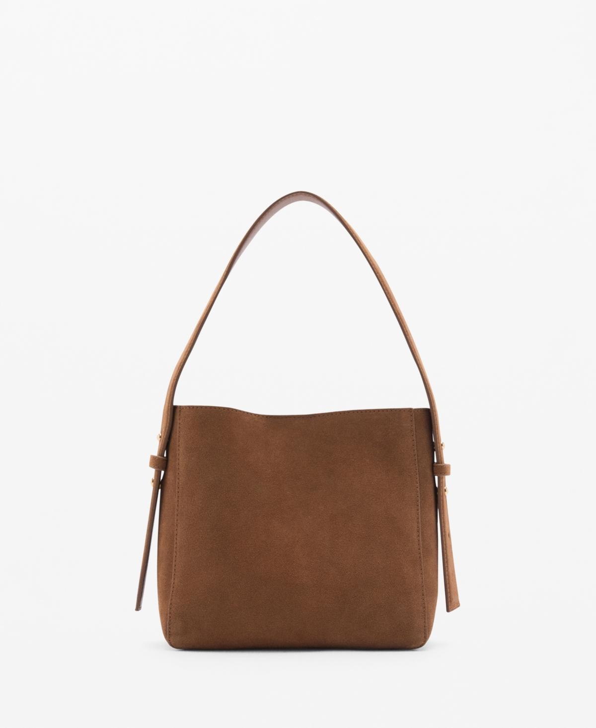 MANGO shopper bag leather - One size - Women product image