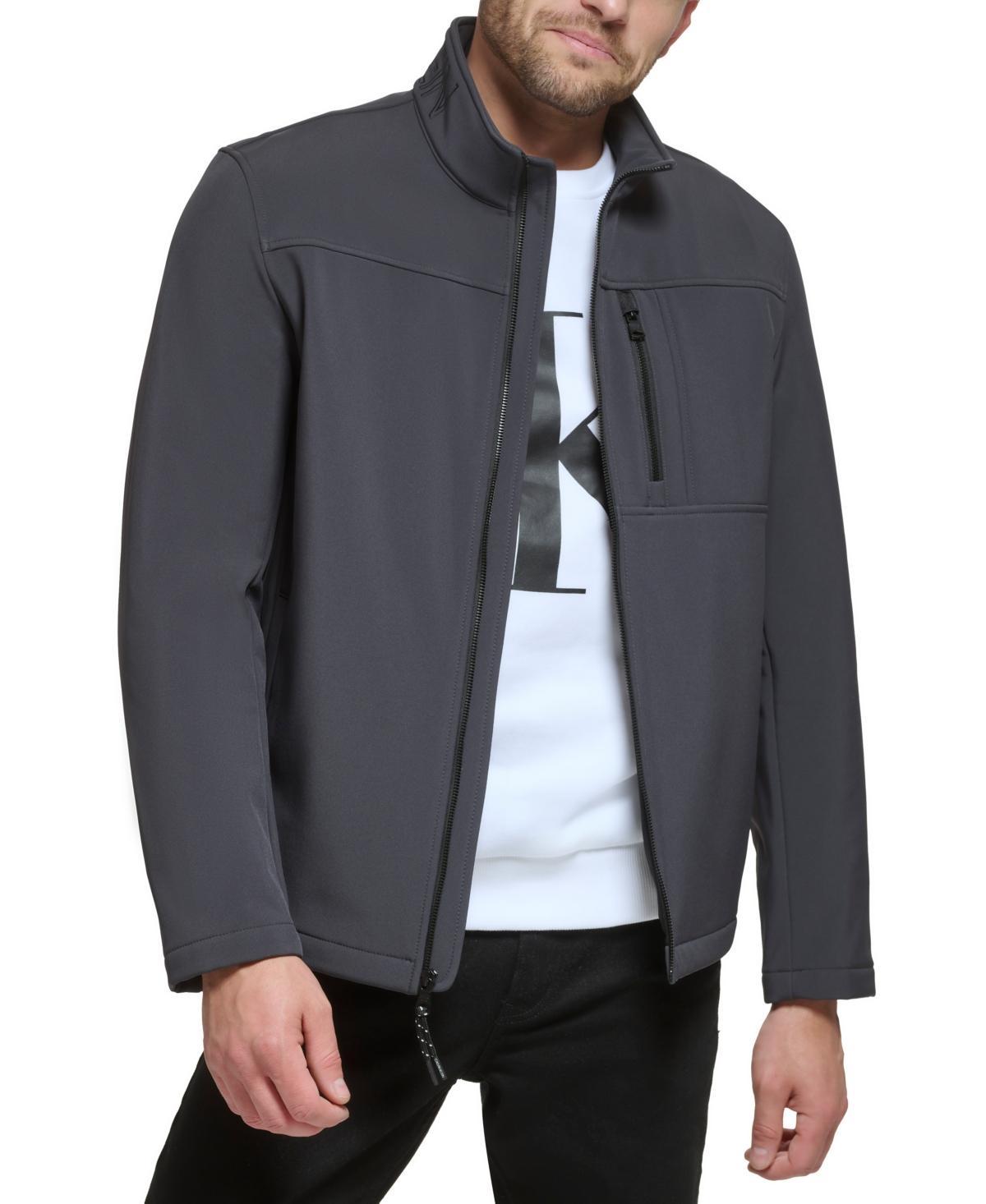 Calvin Klein Calvin Klein Men's Water Resistant Soft Shell Open Bottom Jacket (Standard and Big Tall) Men's Jacket Product Image