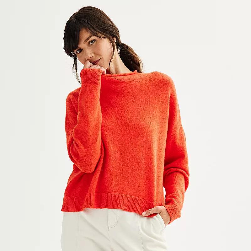 Womens Sonoma Goods For Life Funnel Neck Sweater Product Image