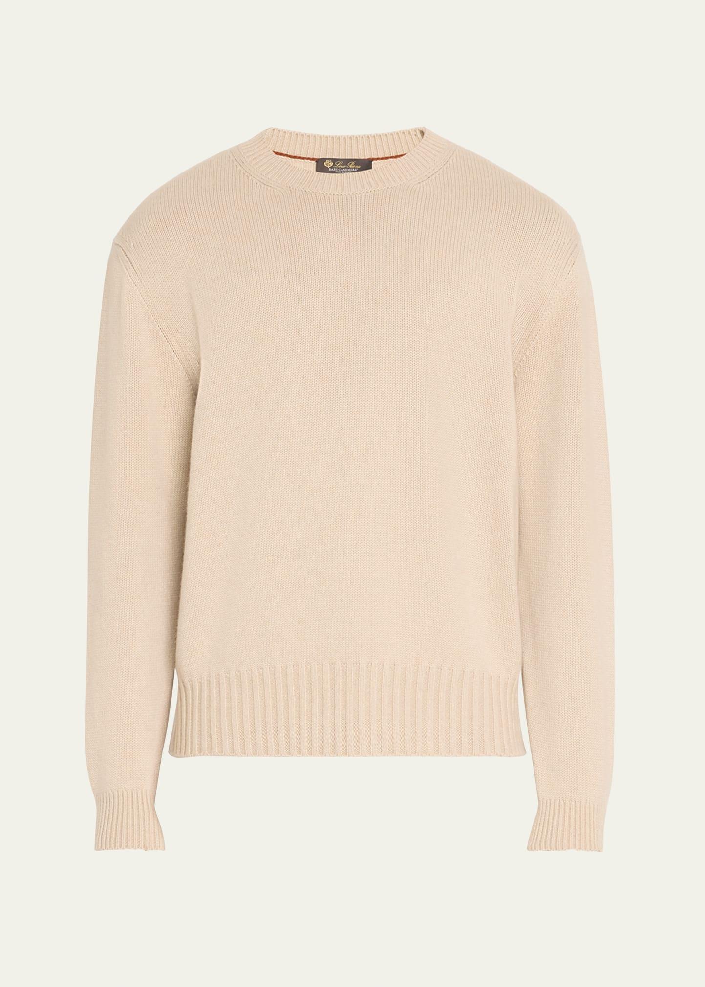 Mens Ashi Baby Cashmere Crewneck Sweater Product Image