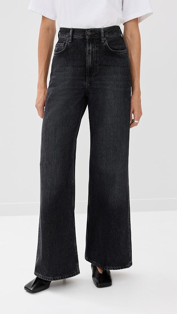 Acne Studios 2022 Loose Fit Denim Jeans | Shopbop Product Image