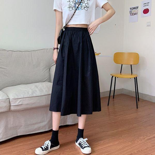 Plain A-Line Skirt Product Image