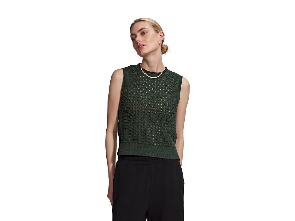 Varley Delaney Knit Vest (Forest Glade) Women's Clothing Product Image