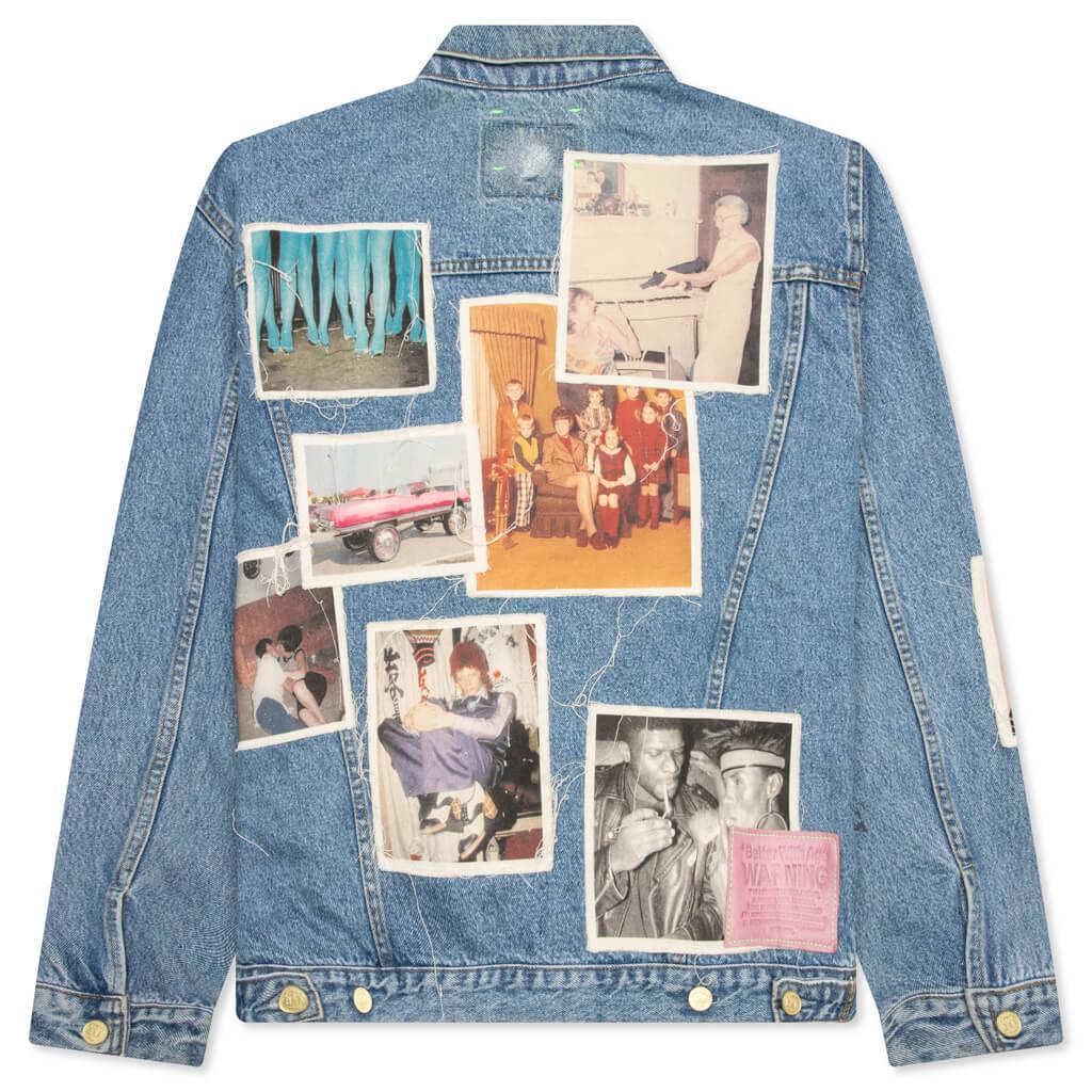 Portrait Denim Jacket - Multi Male Product Image