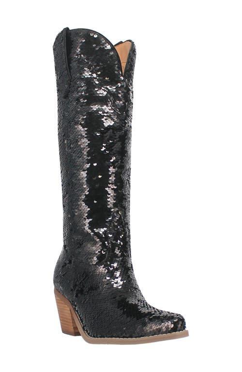 Dingo Dance Hall Queen Sequin Tall Western Boots Product Image