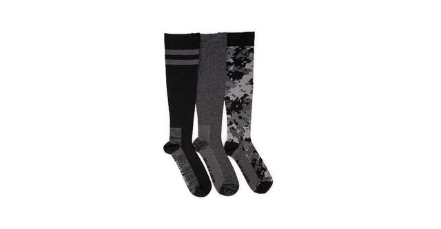 Muk Luks Mens 3 Pack Nylon Compression Knee-High Socks Product Image