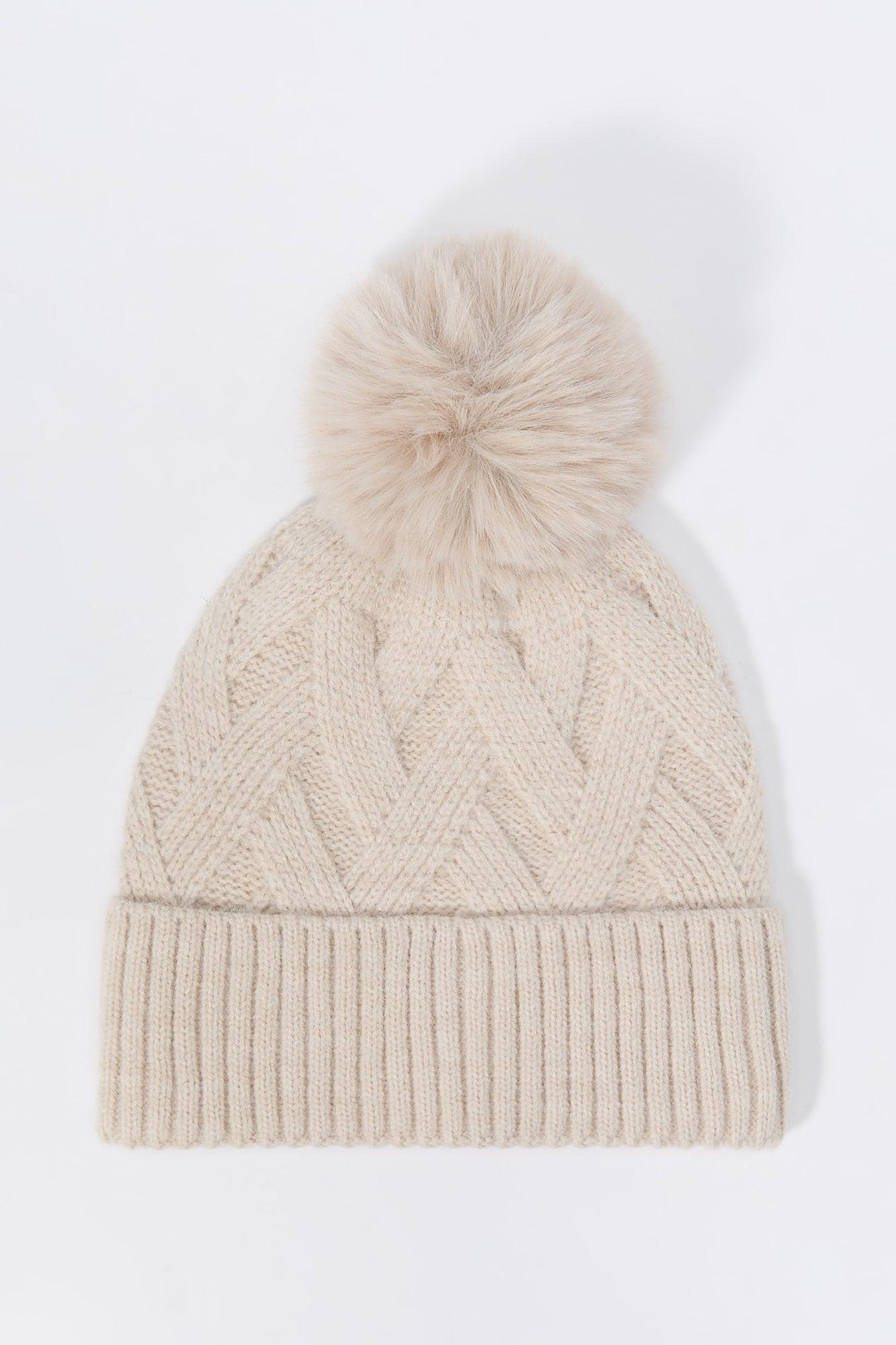 Cable Knit Beanie Female Product Image